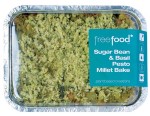 Sugar bean and basil pesto millet bake